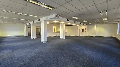 Open plan office area at Allianz House