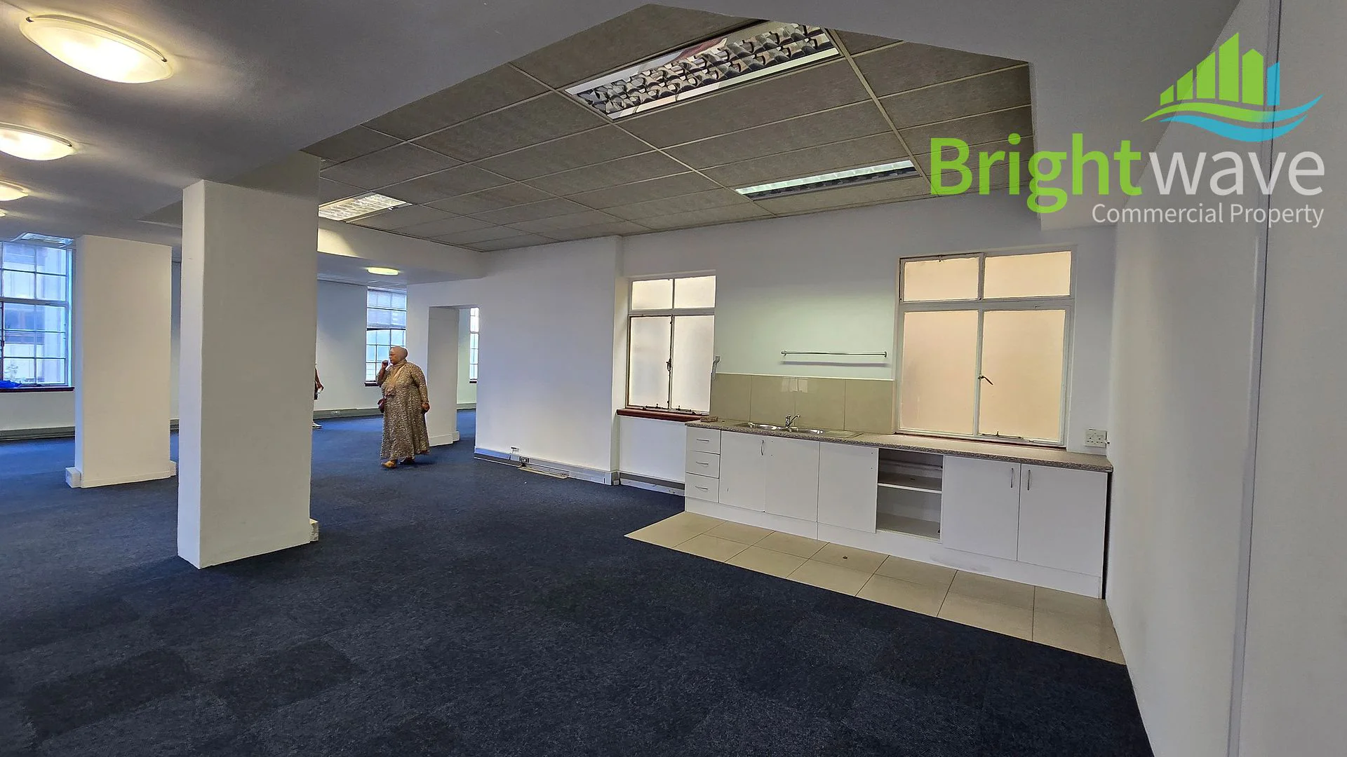 Office layout at Allianz House, Cape Town CBD