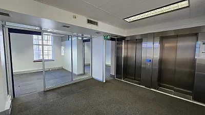 Open plan office area at Allianz House
