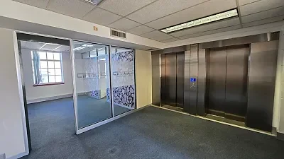 Open plan office area at Allianz House