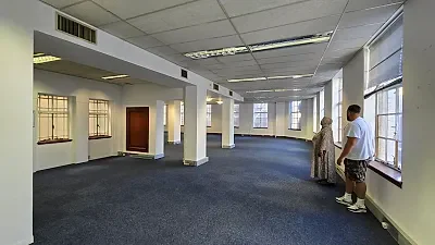 Open plan office area at Allianz House