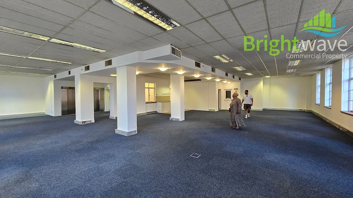 Open plan office area at Allianz House