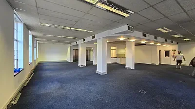 Office layout at Allianz House, Cape Town CBD