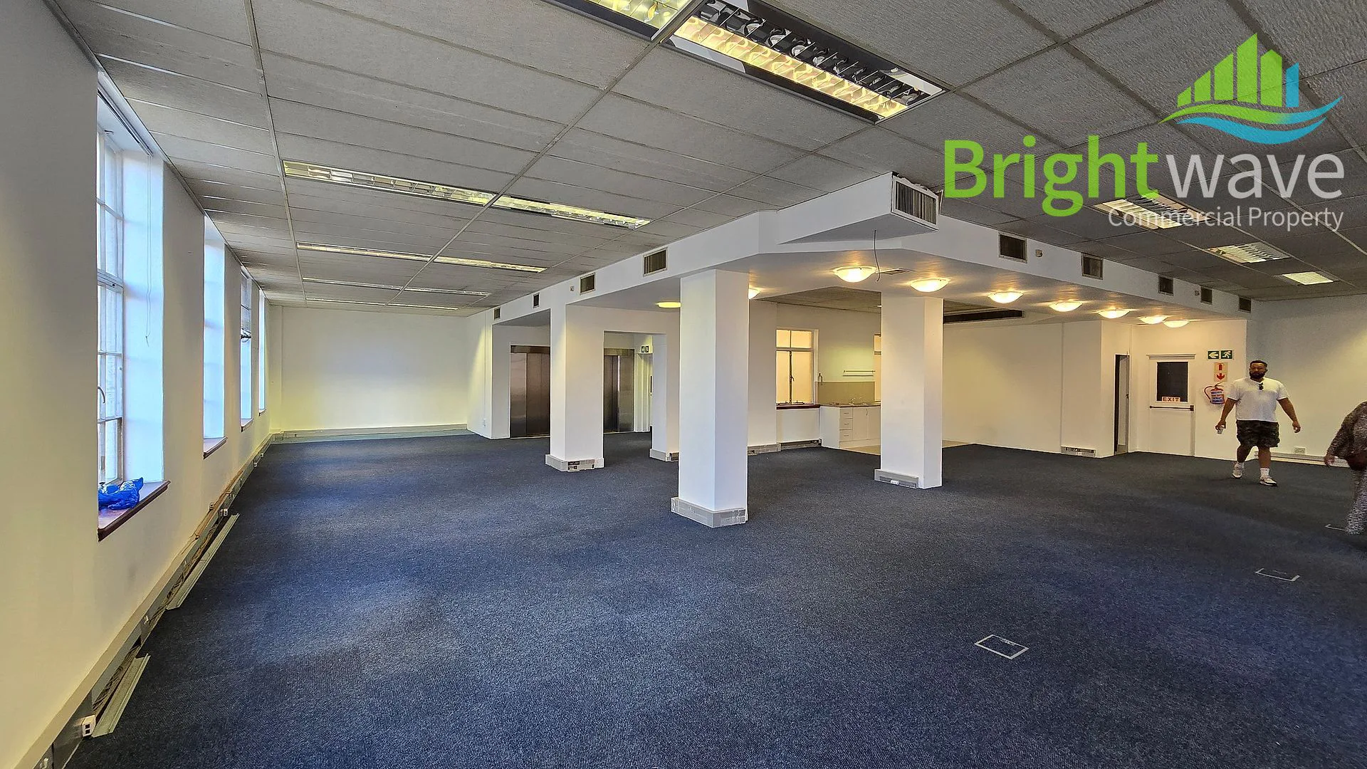 Office layout at Allianz House, Cape Town CBD