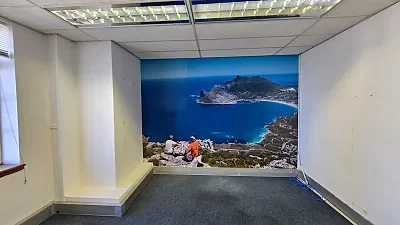 Open plan office area at Allianz House