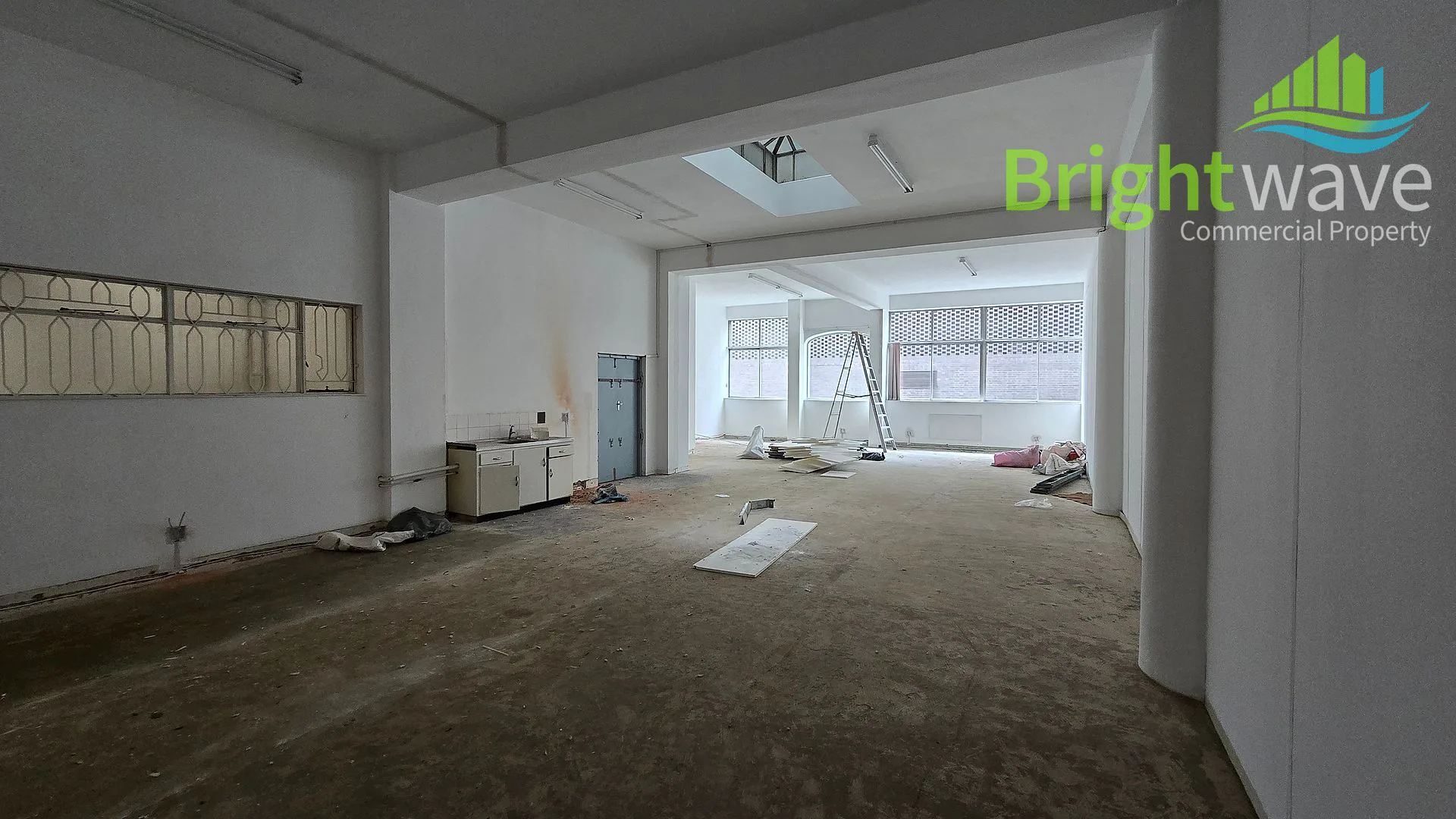 Open plan office area at Bree Castle House