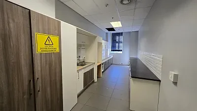 Open plan office area at Eleven Adderley