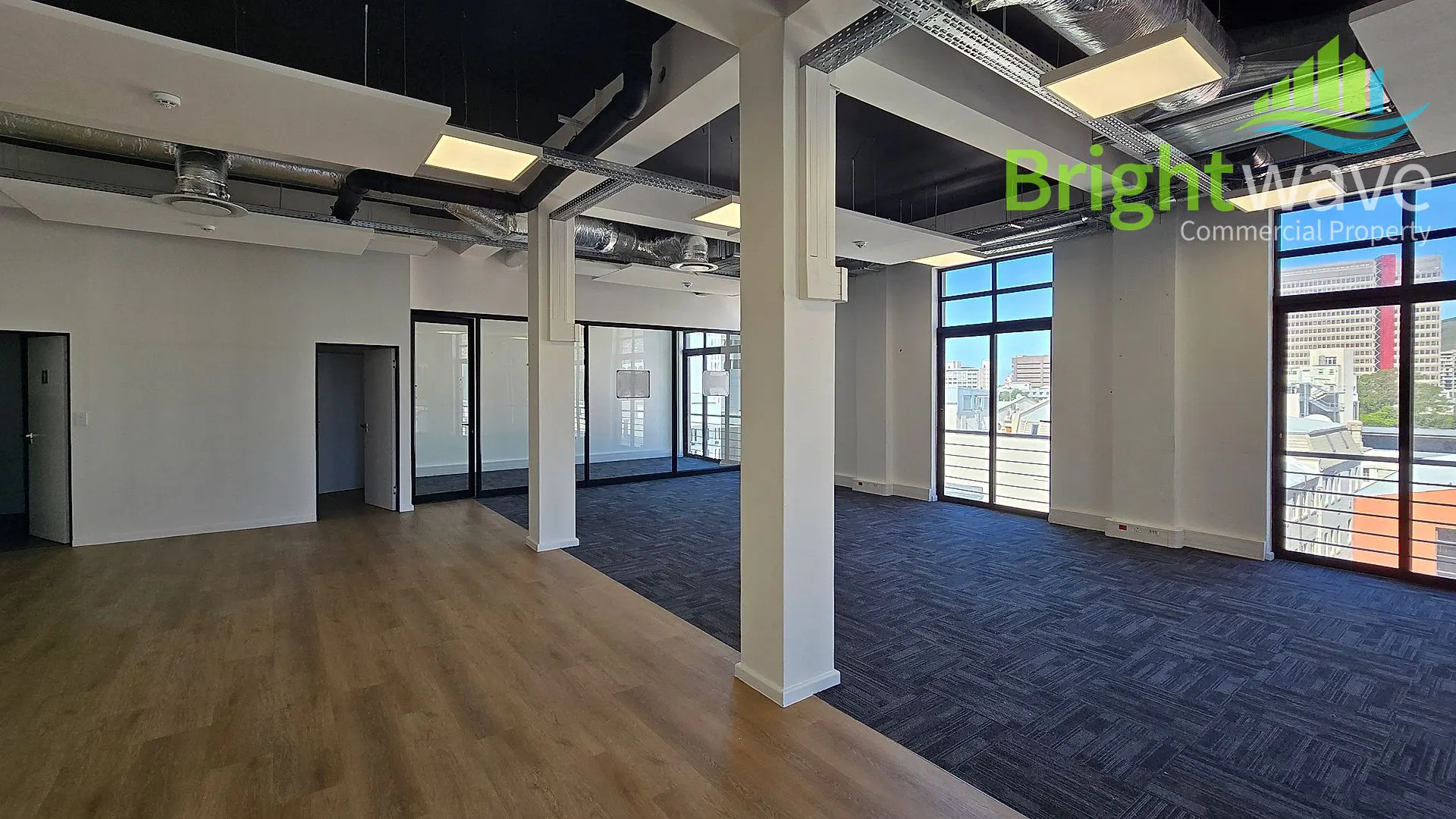 Open plan office area at 172 Long Street