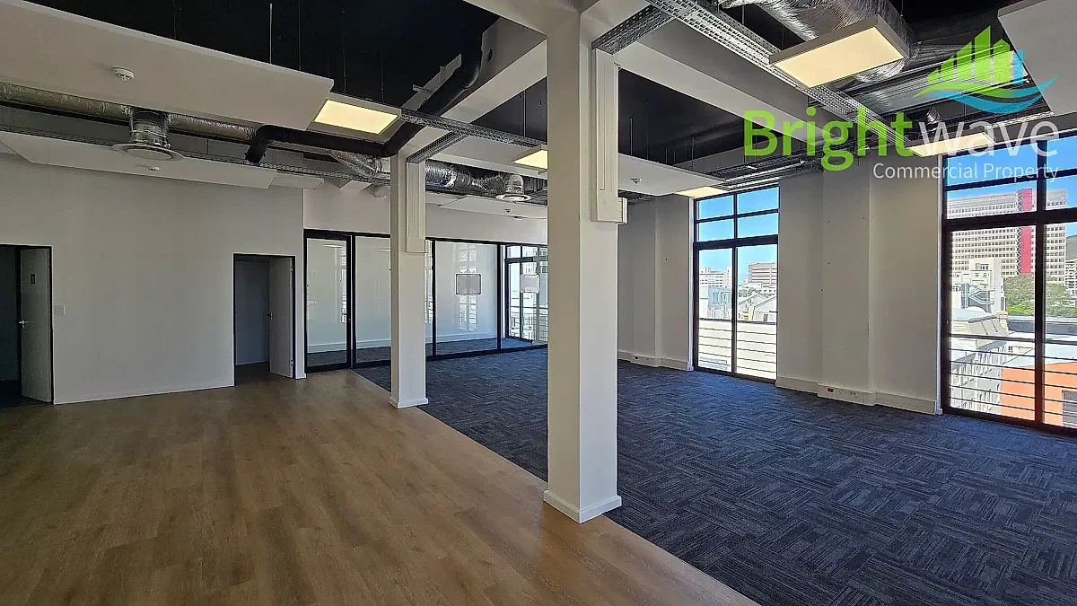 Open plan office area at 172 Long Street