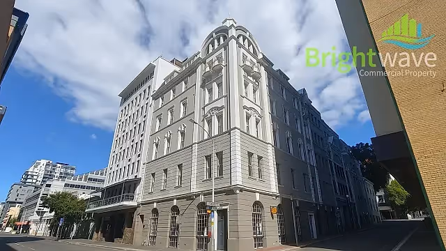 Glaston House in Cape Town CBD, exterior view.
