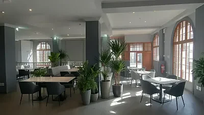 Open plan retail area at Glaston House