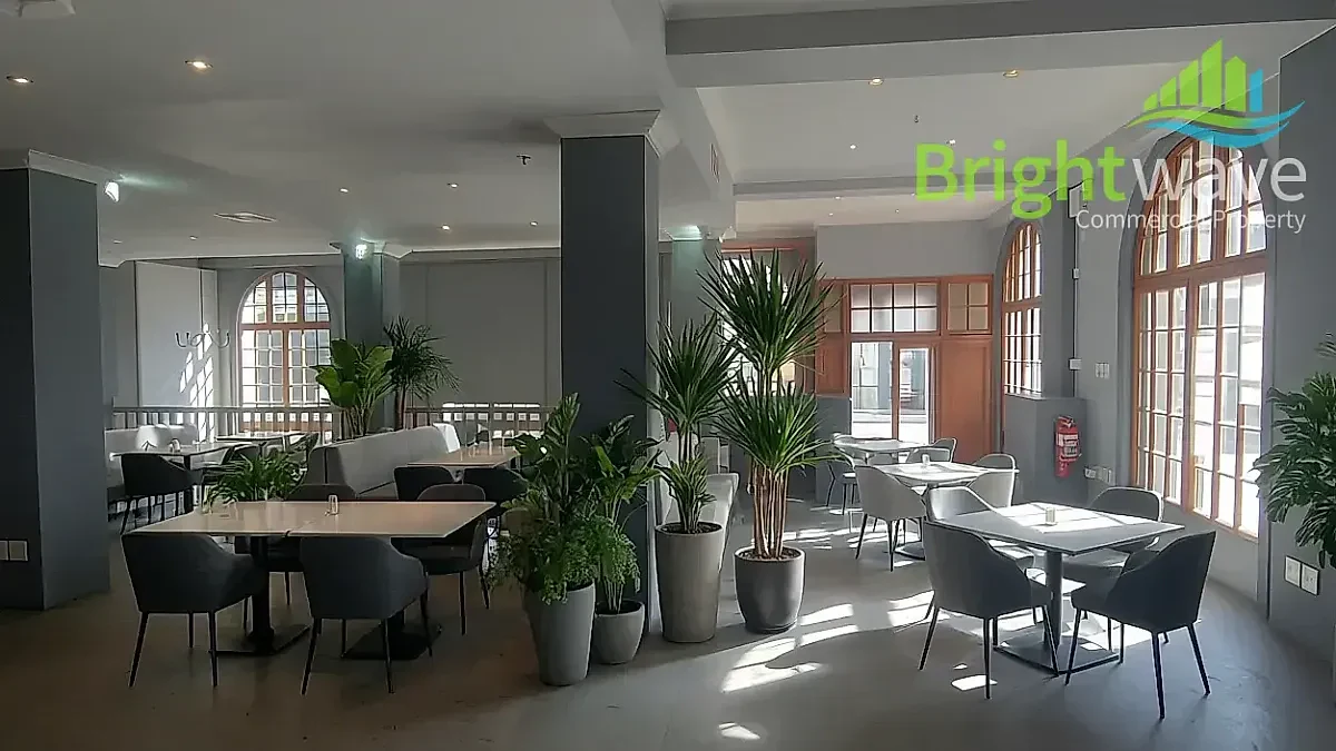 Open plan retail area at Glaston House