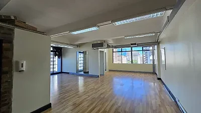 Open plan office area at Loop Street Studios