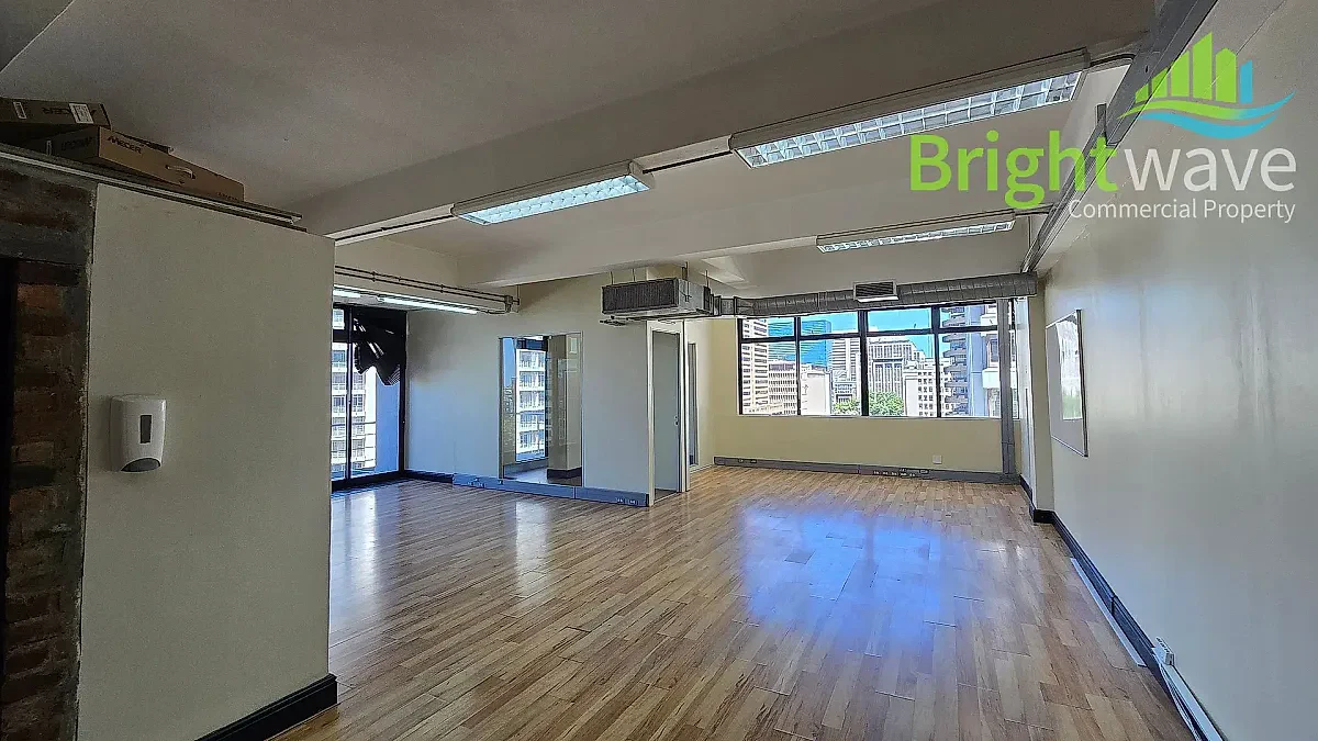 Open plan office area at Loop Street Studios