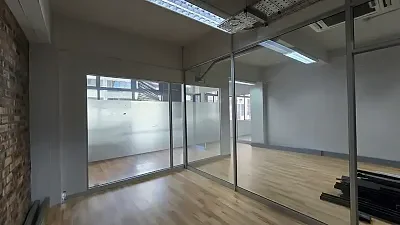 Open plan office area at Loop Street Studios