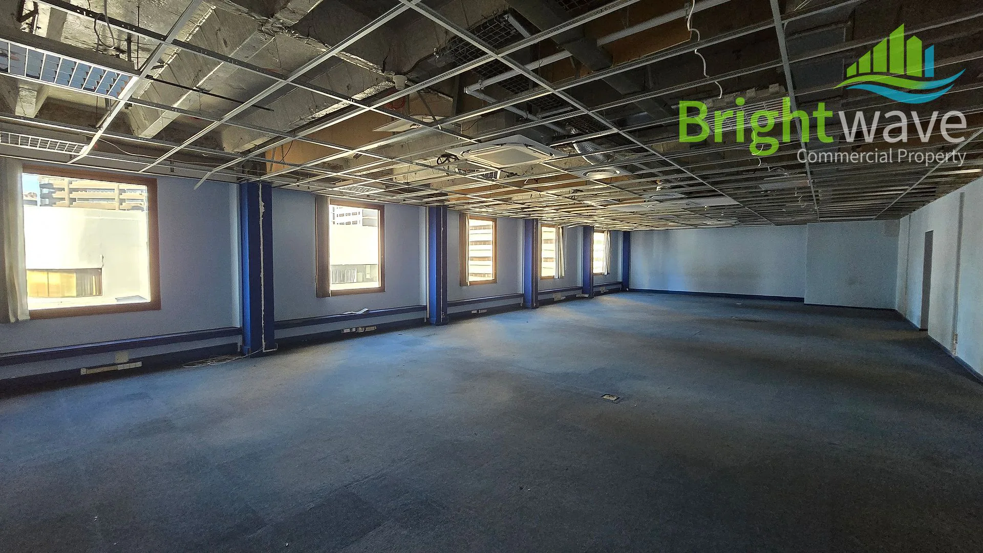 Open plan office area at Matador Centre