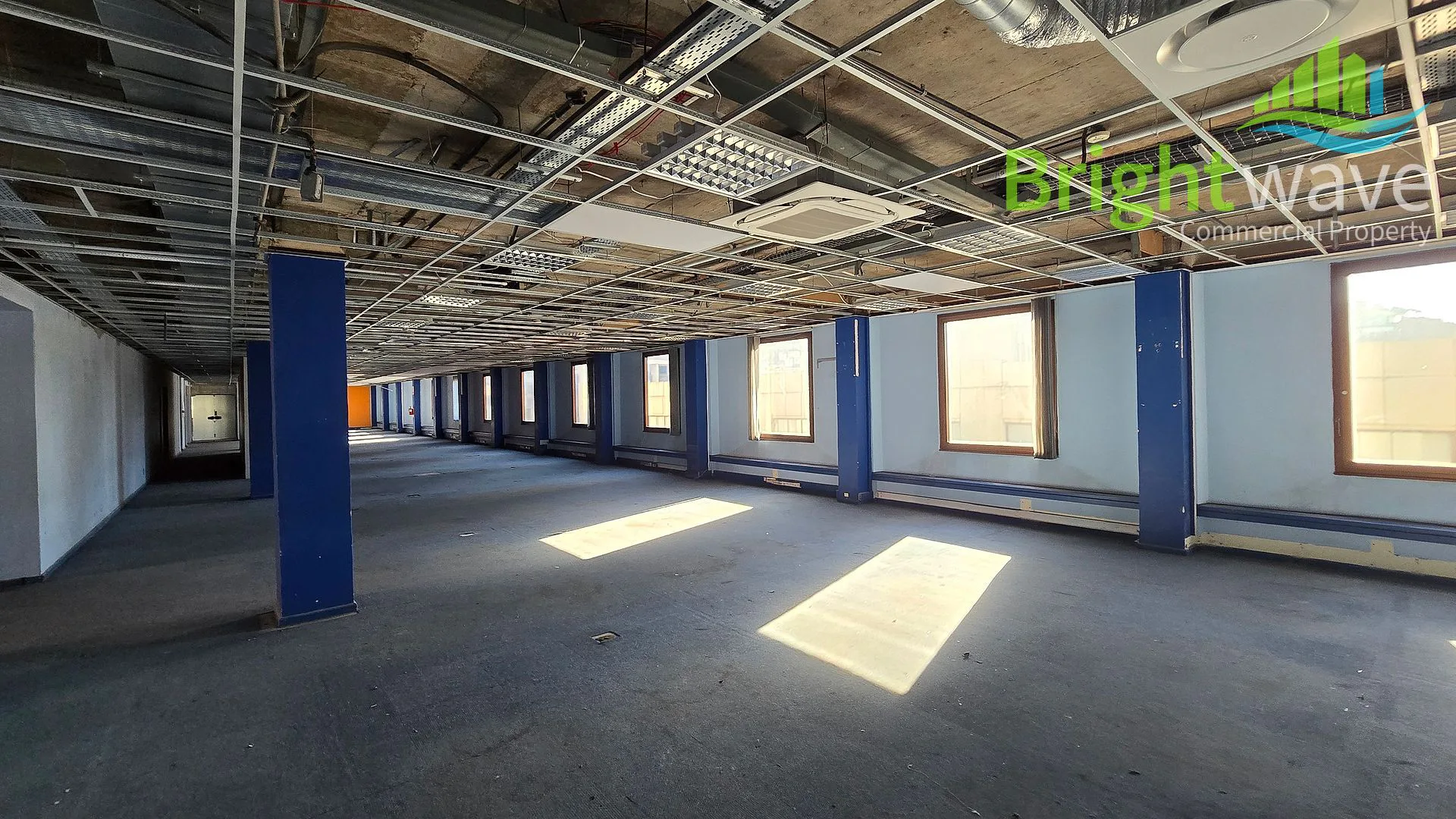 Open plan office area at Matador Centre