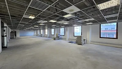 Open plan office area at Matador Centre