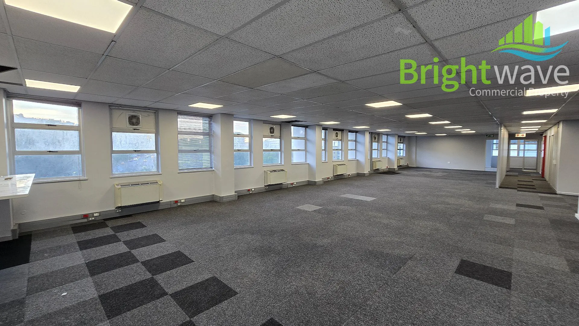 Open plan office area at MSK House