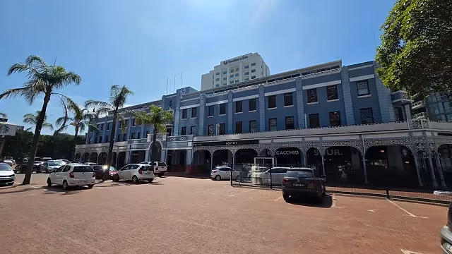 North Wharf in Cape Town, exterior view.