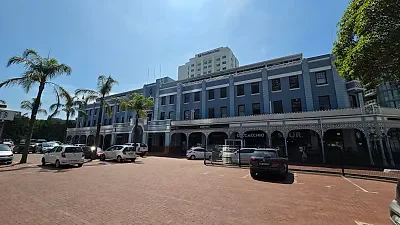 Interior of office space at North Wharf, Cape Town CBD