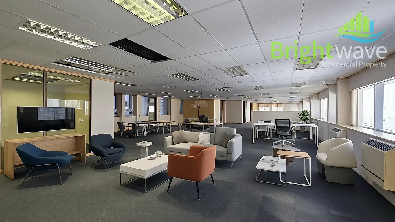 Open plan office area at 8 Riebeek Street