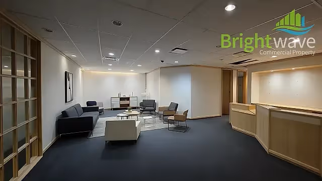 1185 m2 office to let at 8 Riebeek Street in Cape Town CBD, reception interior.