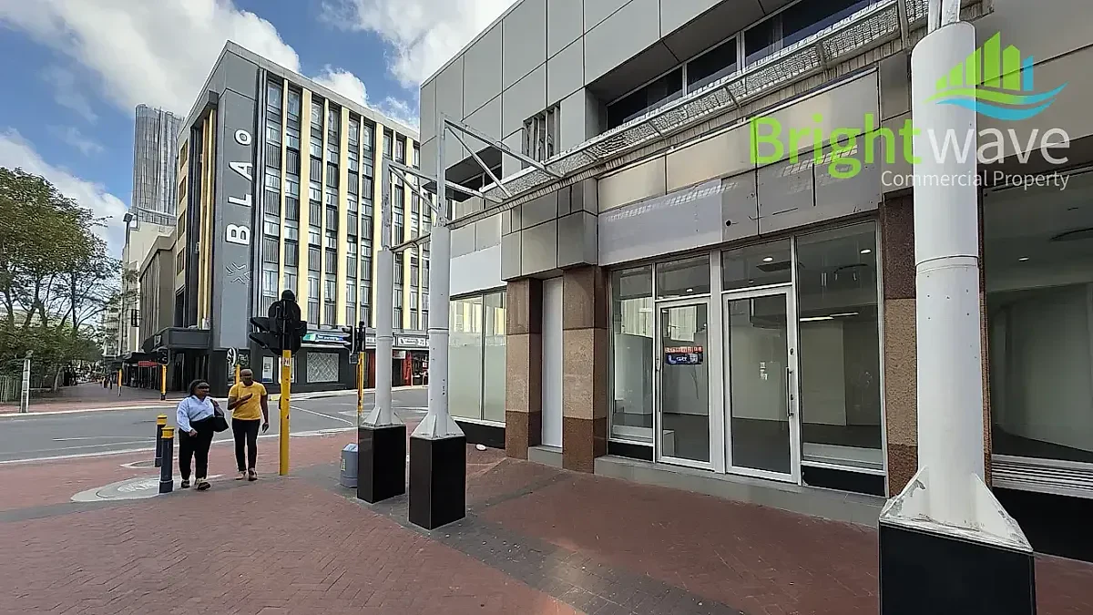 Open plan retail area at 8 Riebeek Street