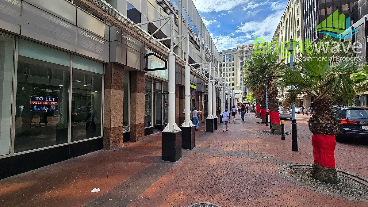 Open plan retail area at 8 Riebeek Street