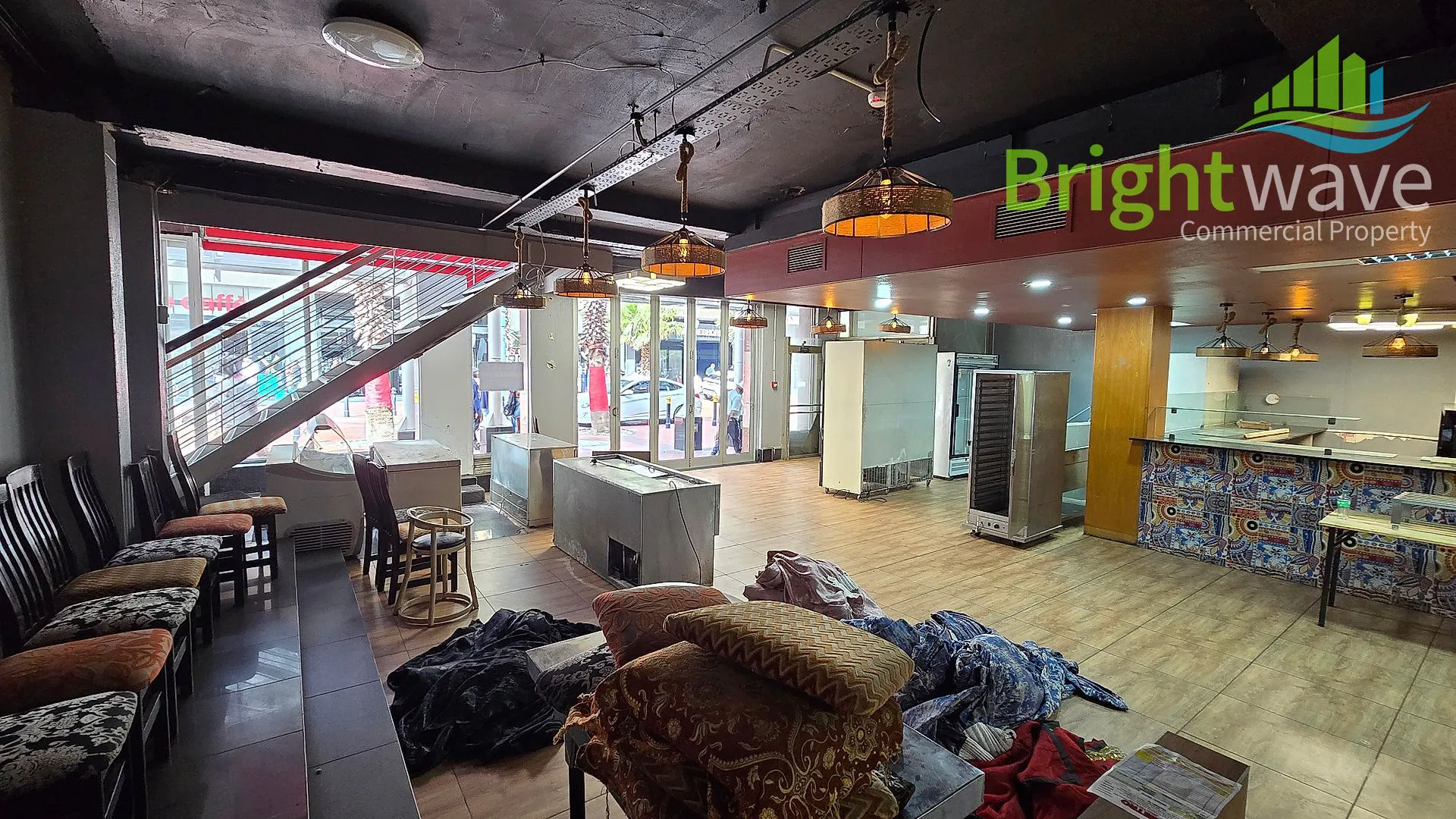 Open plan retail area at 8 Riebeek Street