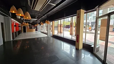 Open plan retail area at 8 Riebeek Street