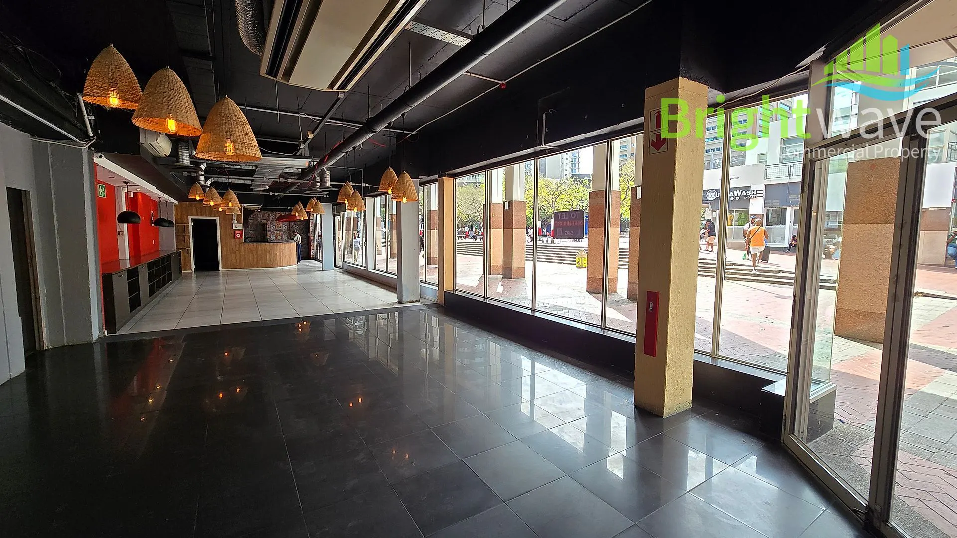 Open plan retail area at 8 Riebeek Street
