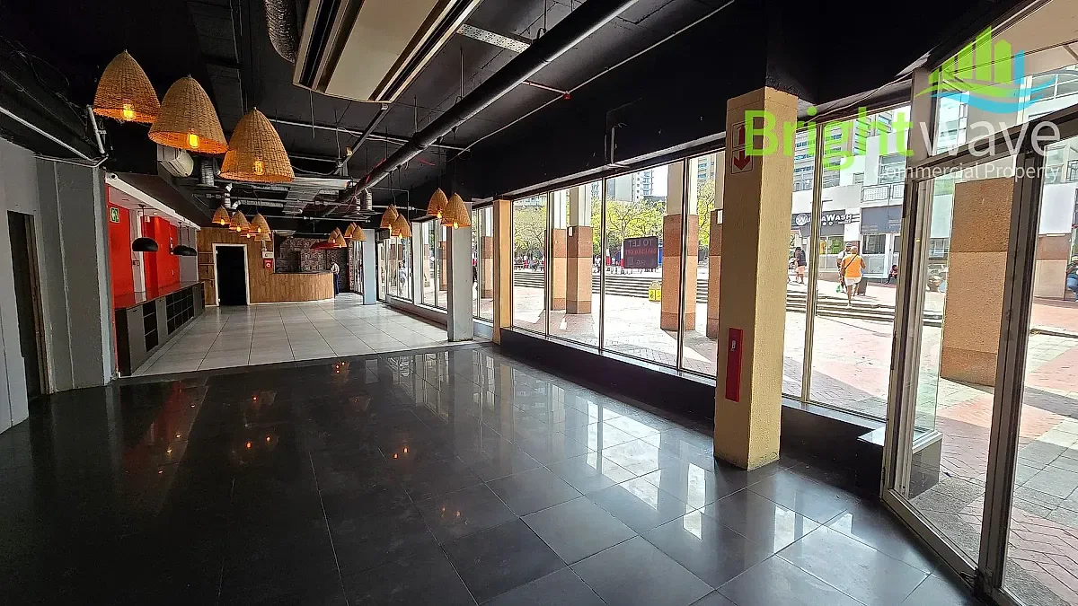 Open plan retail area at 8 Riebeek Street