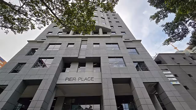 Pier Place in Cape Town CBD, exterior view.