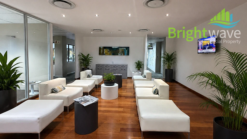 Interior of office space at Soho On Strand