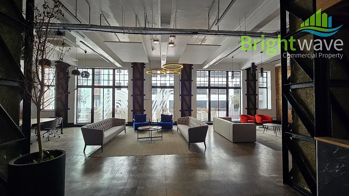 Open plan office area at Speakers Corner