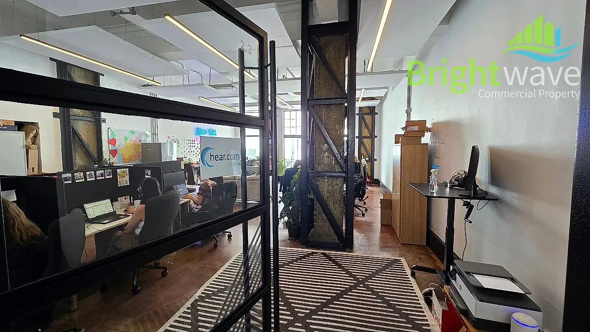 Open plan office area at Speakers Corner