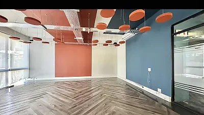 Open plan office area at Temple House - Roeland Street/City Centre