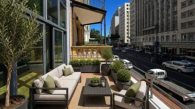 Open plan office area at The Adderley