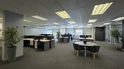 Office layout at The Block, Cape Town CBD