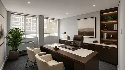 Office layout at The Block, Cape Town CBD