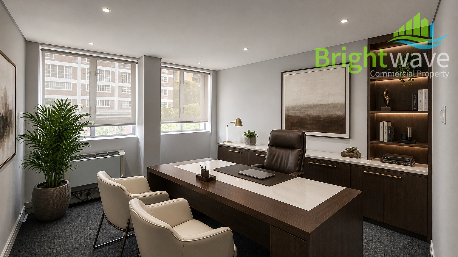 Office layout at The Block, Cape Town CBD