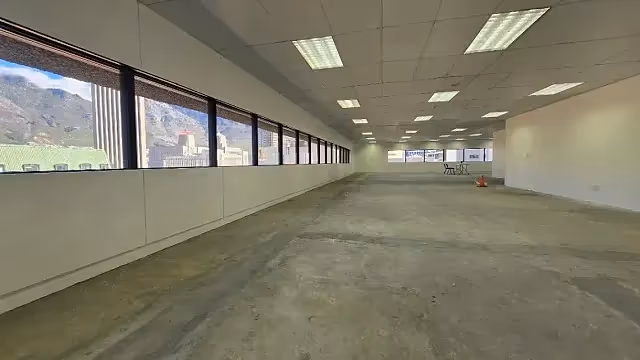 680 m2 office to let at The Box, The Box, Cape Town CBD in Cape Town CBD, open plan interior.
