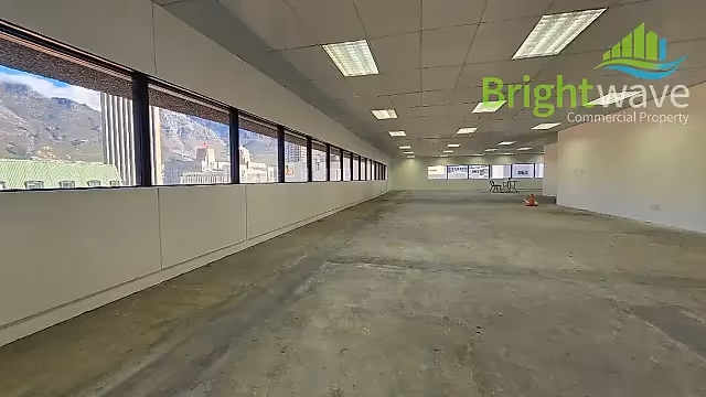 680 m2 office to let at The Box, The Box, Cape Town CBD in Cape Town CBD, open plan interior.