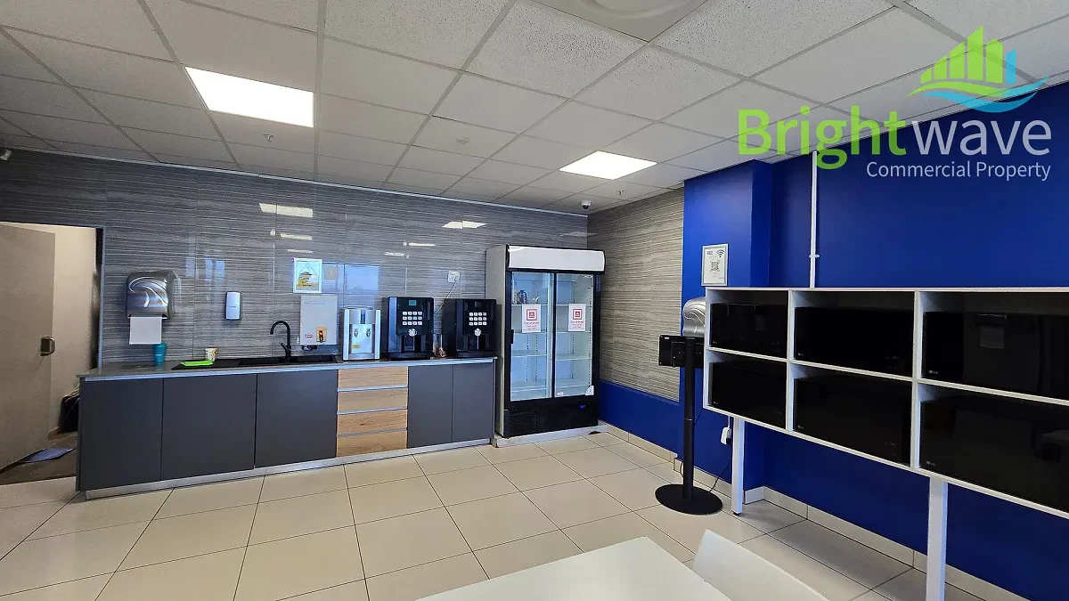 Open plan office area at The Halyard