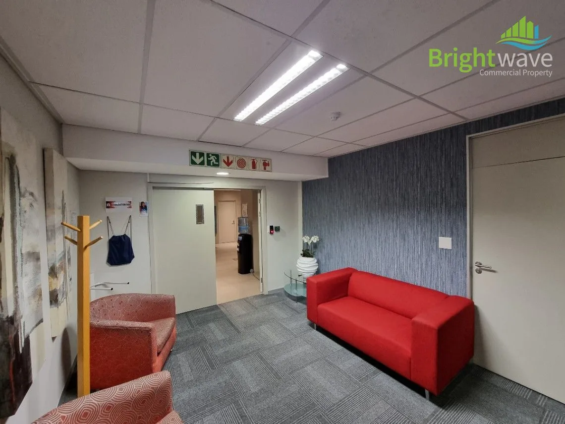 Open plan office area at City Centre, Thomas Pattullo Building, Cape Town CBD