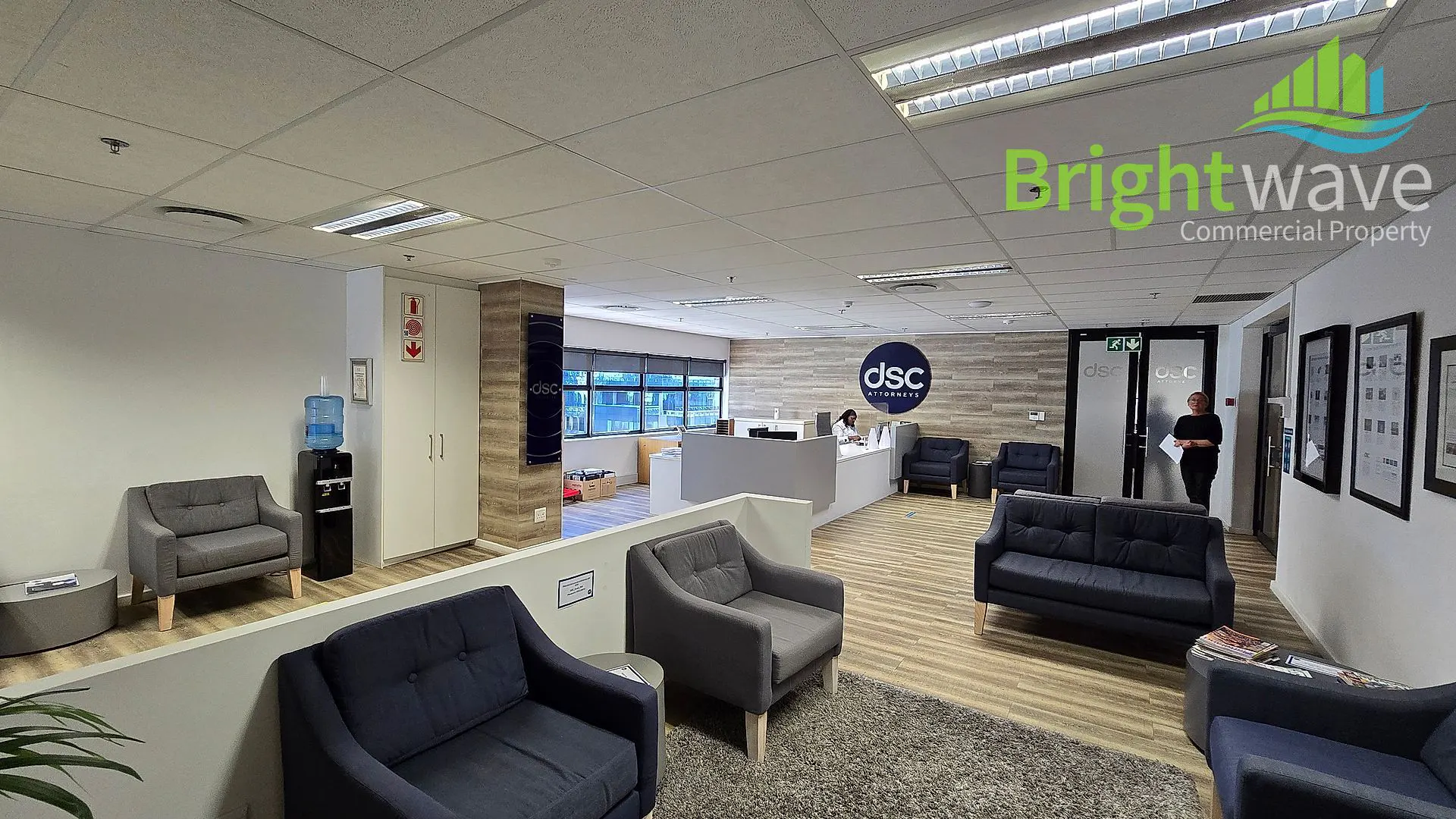 Open plan office area at Touchstone House