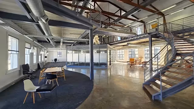 1786 m2 office to let at 30 Keerom St, Velocity House, Cape Town CBD in Cape Town CBD, open plan interior.