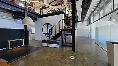 Open plan office area at 30 Keerom St, Velocity House, Cape Town CBD