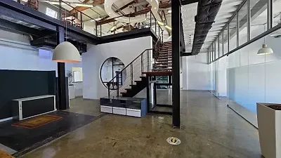Open plan office area at 30 Keerom St, Velocity House, Cape Town CBD